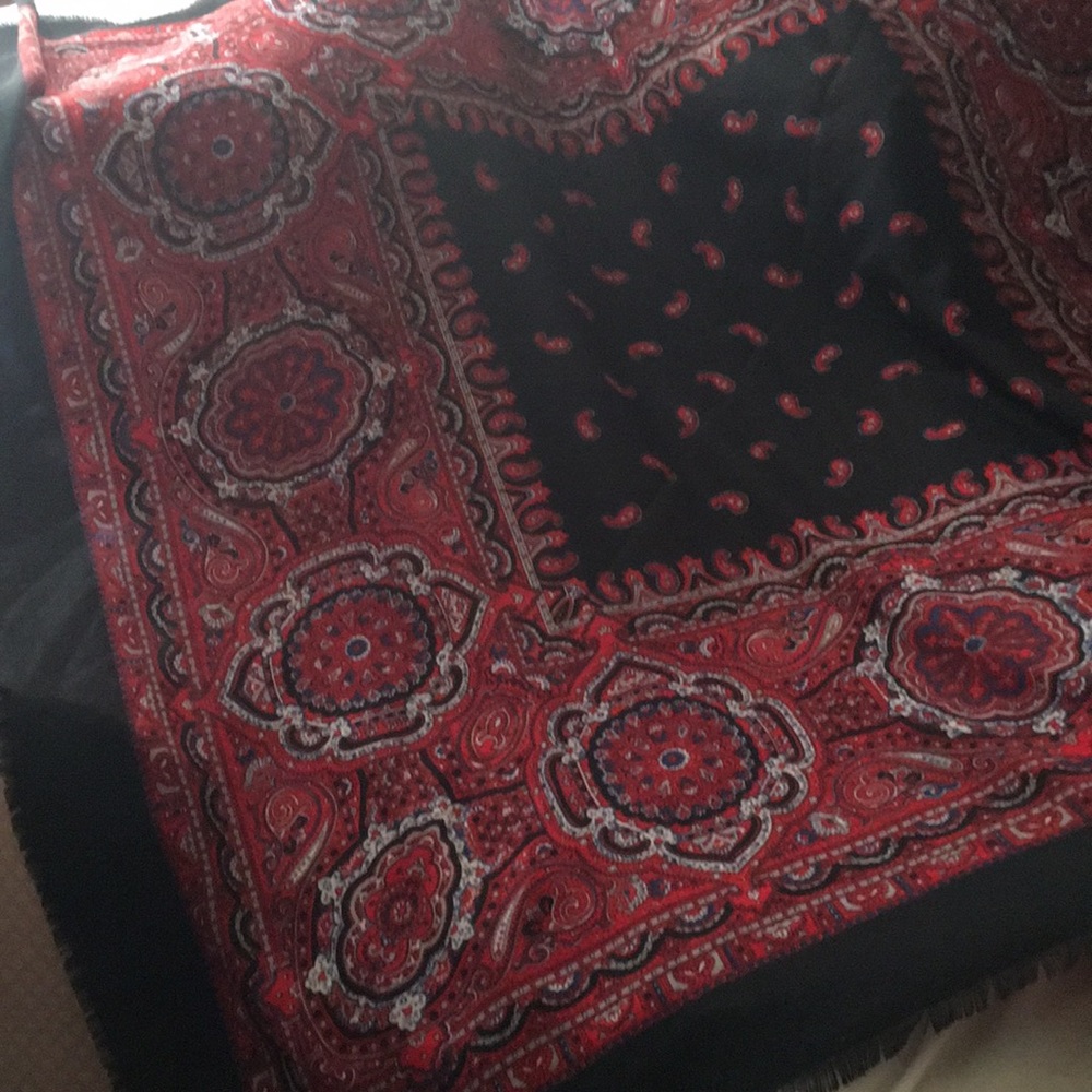 Italian made large size scarf square